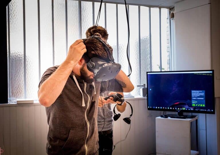 casco de realidad virtual