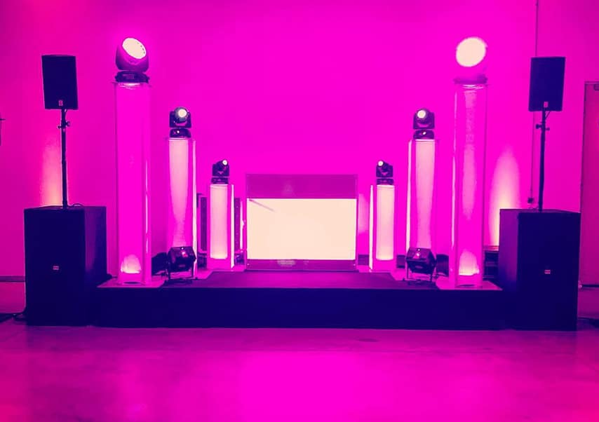 éclairage dj soirée