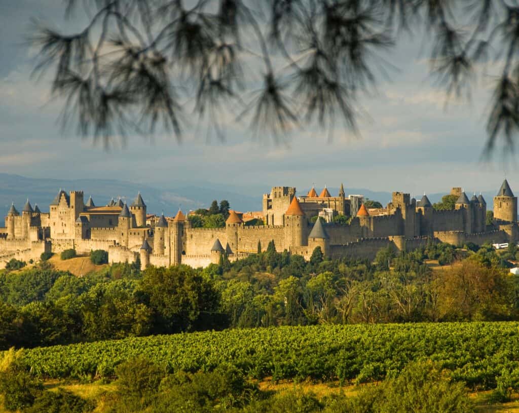 Vu sur le Château de Carcassonne