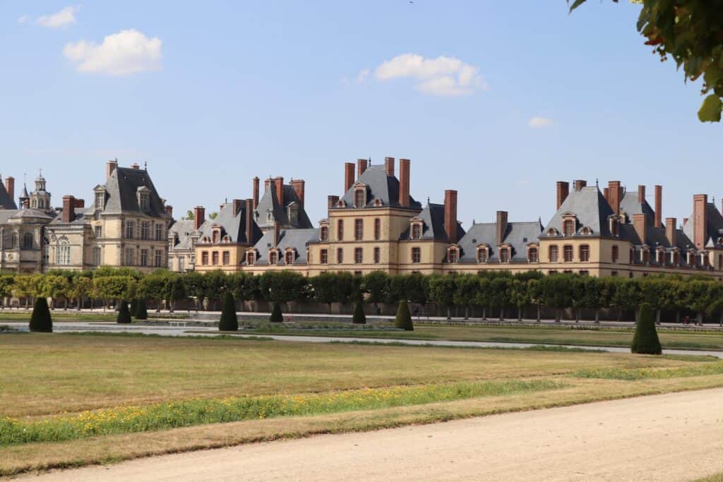 Vu sur le Château de Fontainebleau