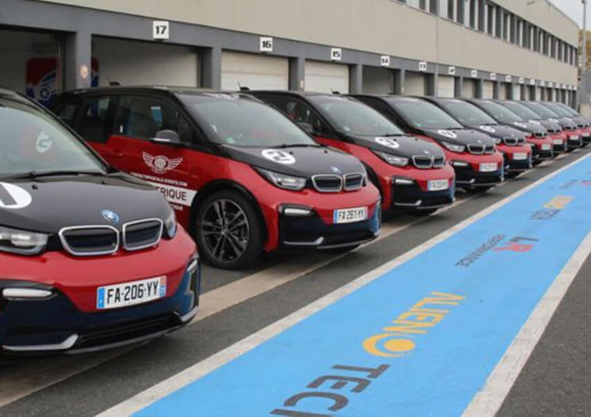 animation circuit voitures electriques bmw