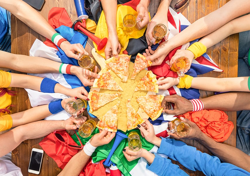 world cup animation pizza