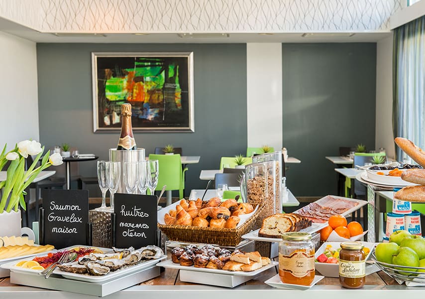 seminario en La Rochelle, hotel