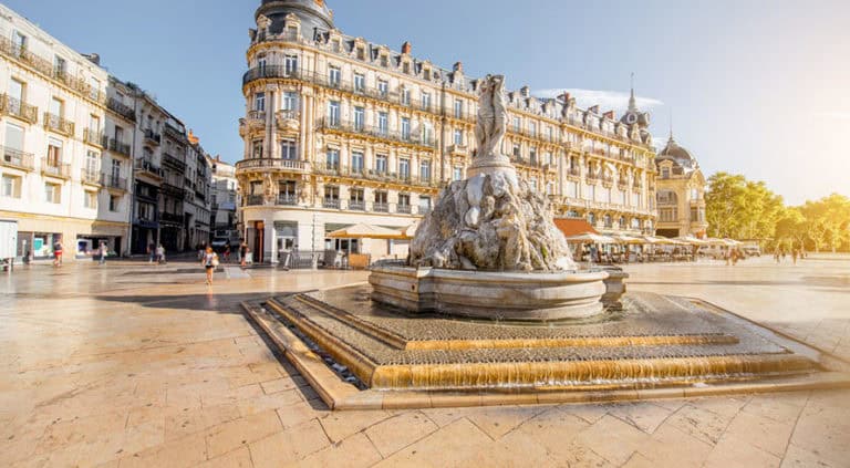 Ciudad de Montpellier en Francia