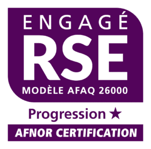 Logo Afnor engagé et certifié Progression