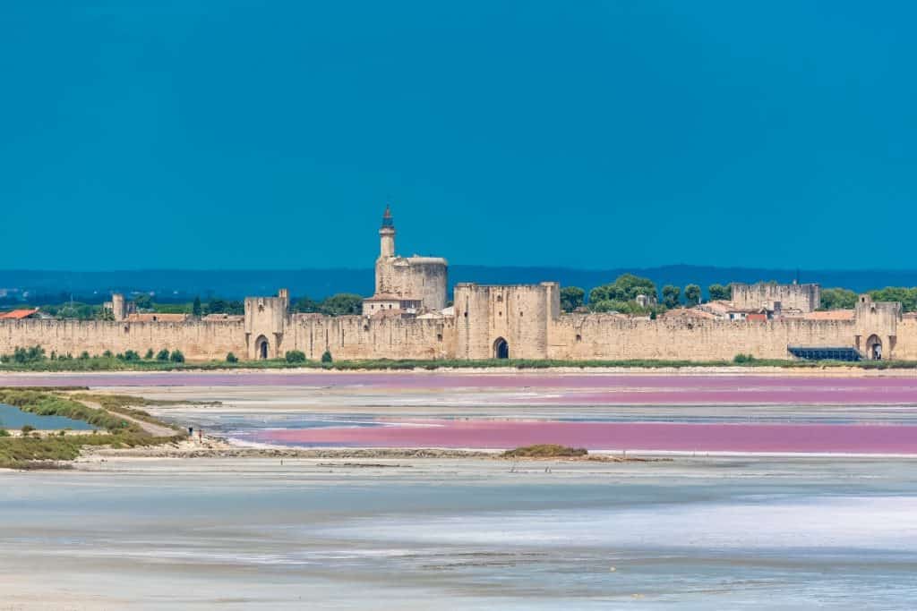 Aigues-Mortes vue de la vieille ville extérieure