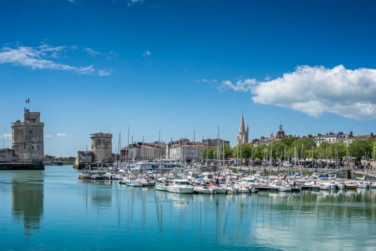 Vue sur le vieux port de La Rochelle