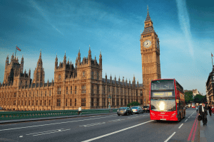 Balade dans les rues de Londres avec Big Ben