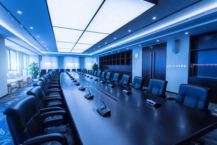 Salle de réunion vide