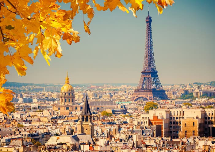 Vue sur la Tour Eiffel, Paris, France