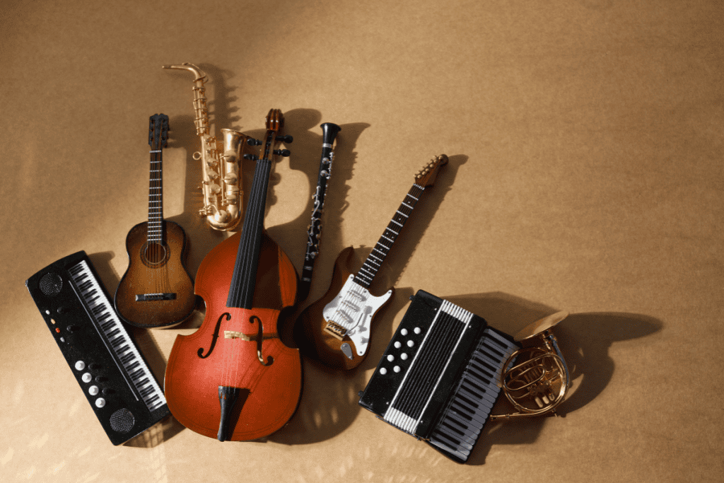 Instruments de musique pour une animation musicale entreprise